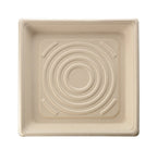 10.25" Fiber Square Tray | Compostable | Tan