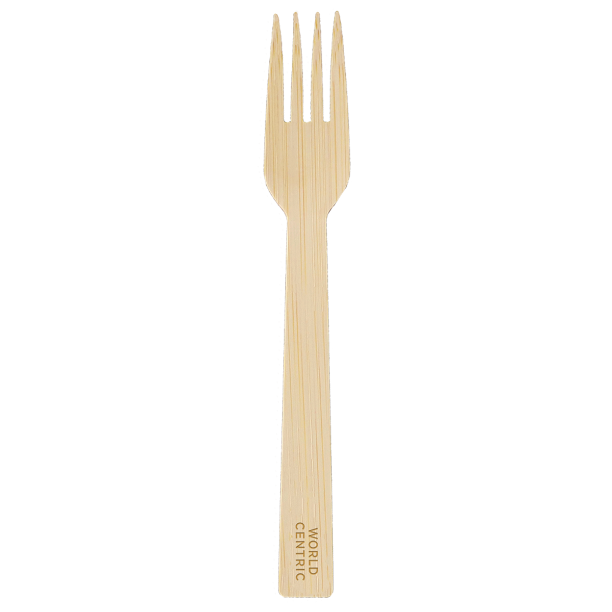 6.7" Bamboo Fork | Individually Wrapped | Compostable | World Centric®