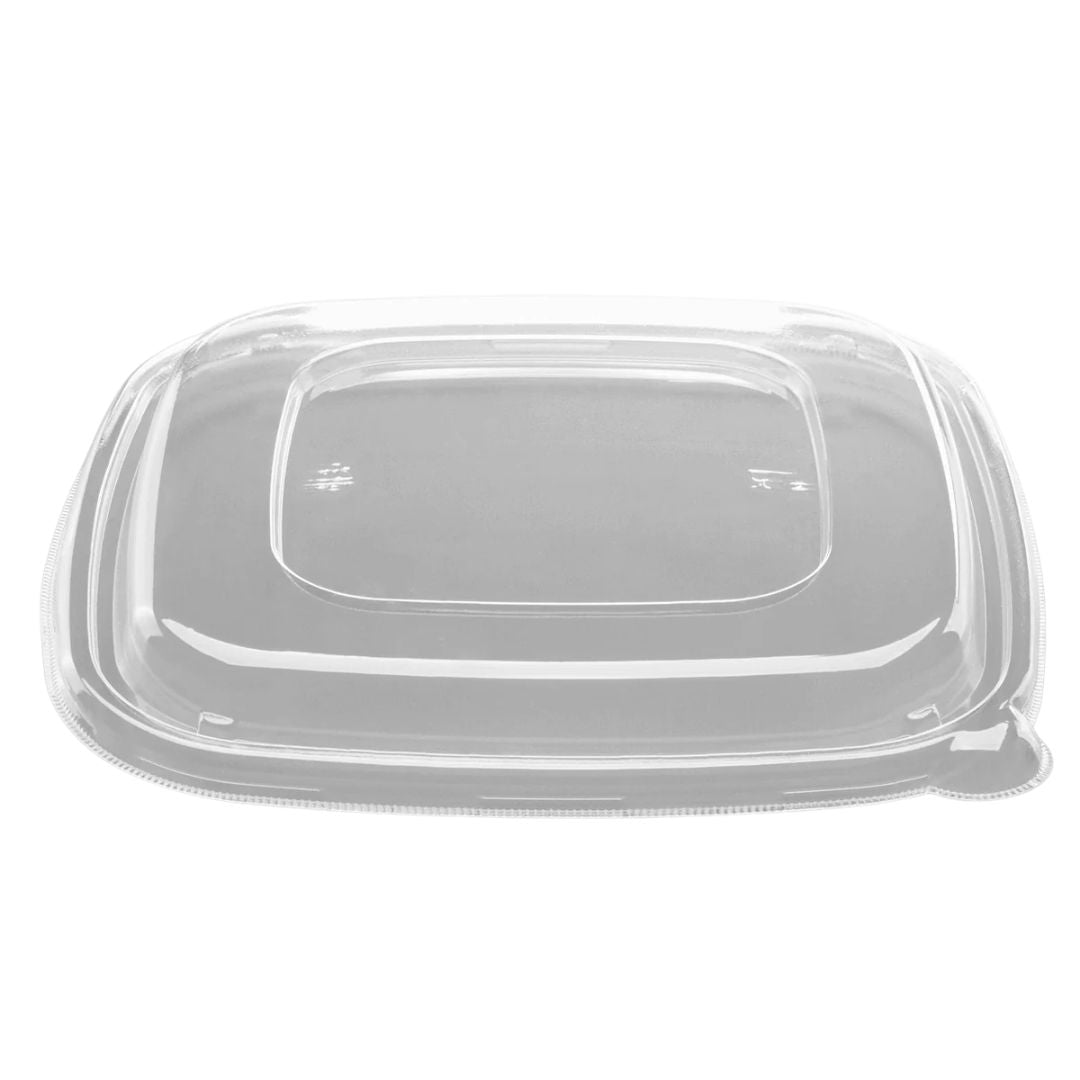 Lid for 32-48 oz Square Bowl | Recyclable PET Plastic