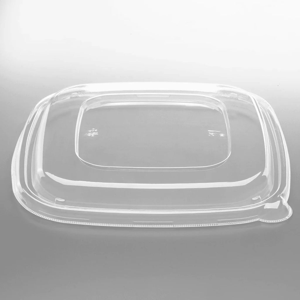 Lid for 32-48 oz Square Bowl | Recyclable PET Plastic