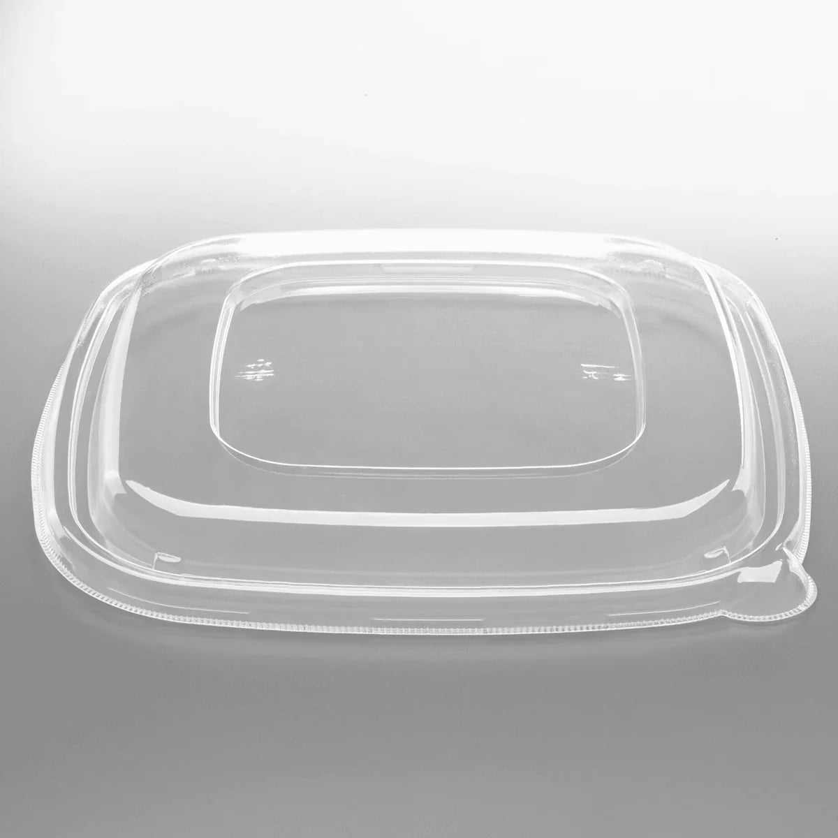 Lid for 32-48 oz Square Bowl | Recyclable PET Plastic