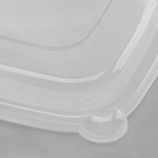 Lid for 32-48 oz Square Bowl | Recyclable PET Plastic