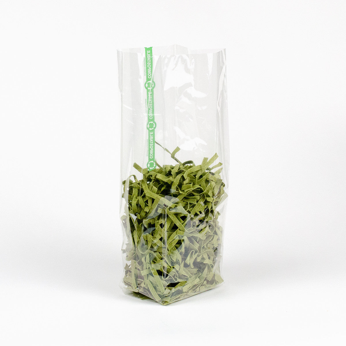4.5" x 3.25" x 13" Compostable Cellophane Bags | Clear