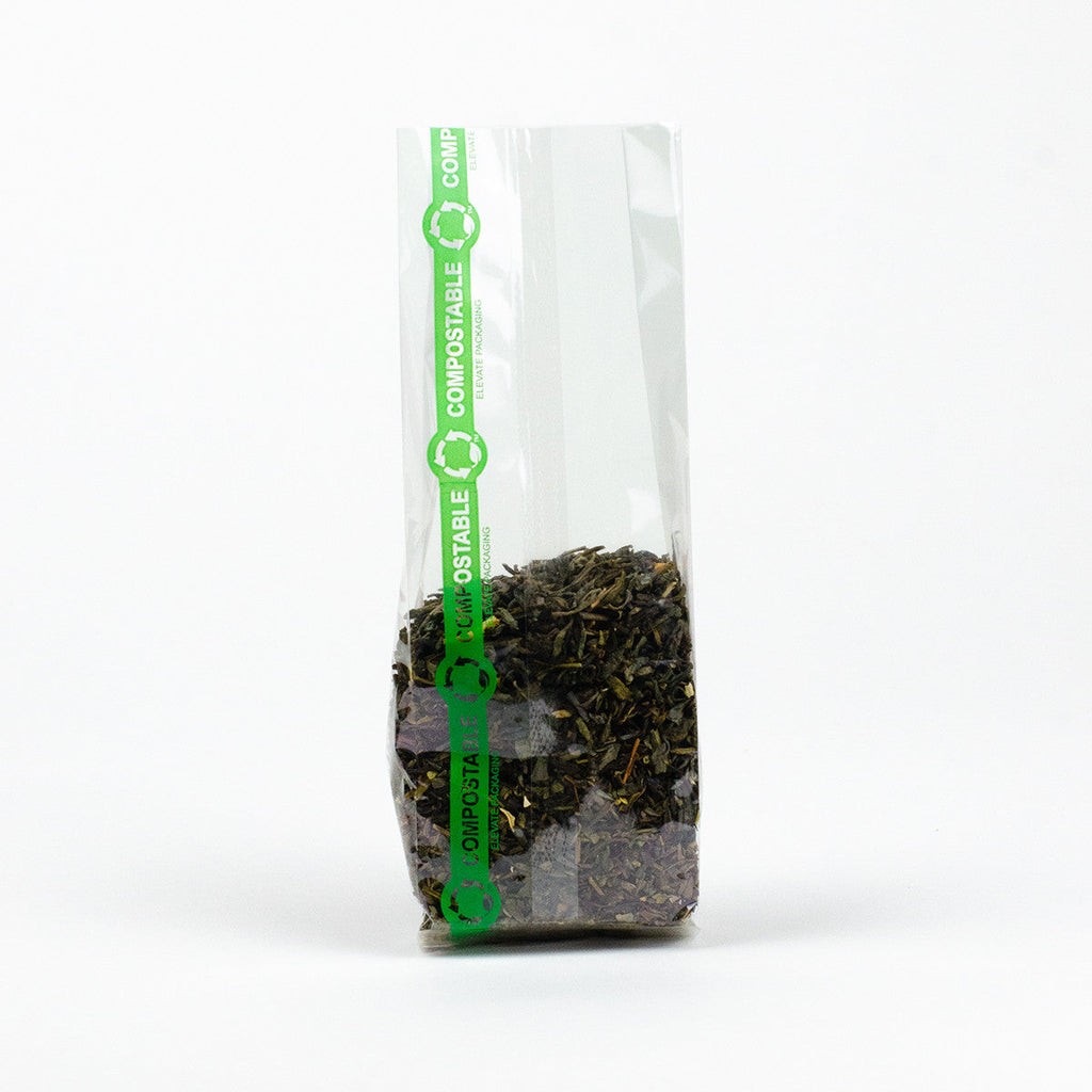 3" x 1.75" x 8.25" Compostable Cellophane Bags | Clear