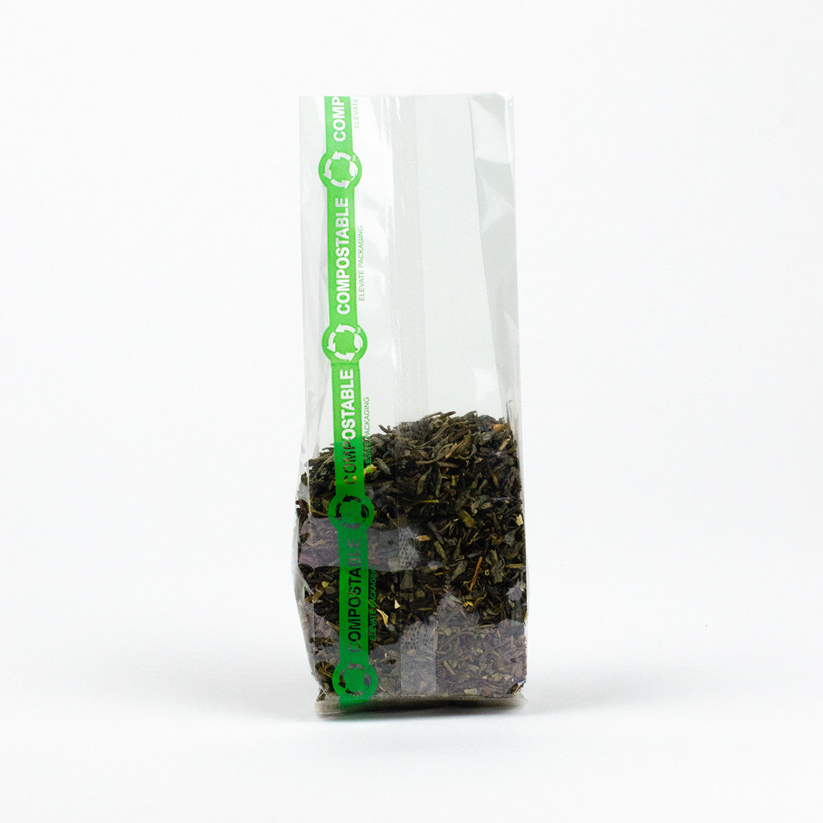 2.5" x 1.25" x 7.75" Compostable Cellophane Bags | Clear
