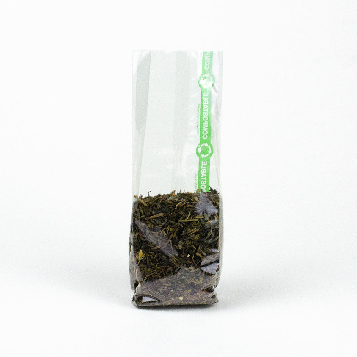 3" x 1.75" x 8.25" Compostable Cellophane Bags | Clear
