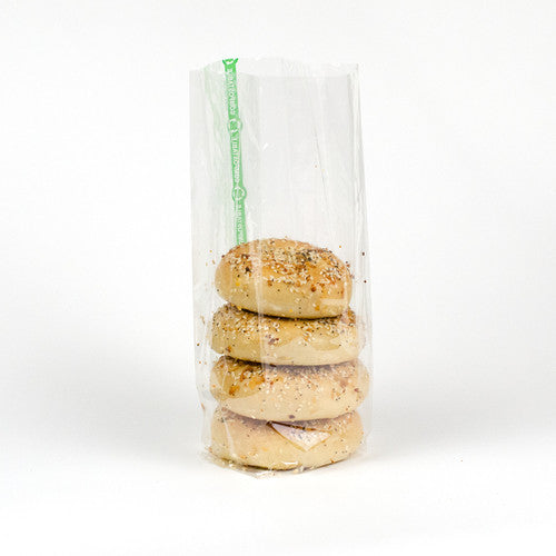 5" x 3.25" x 13" Compostable Cellophane Bags | Clear