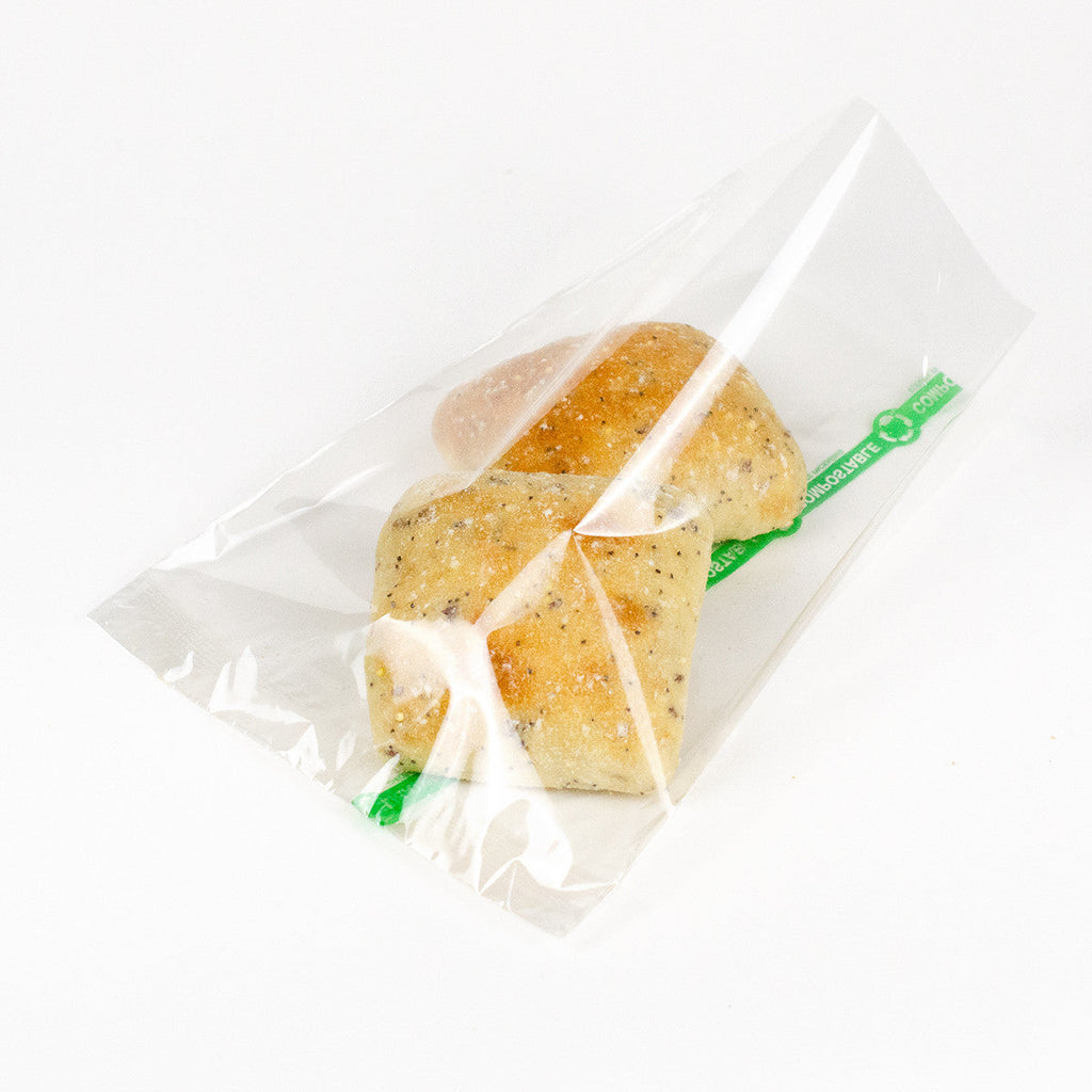 6.75" x 9" Compostable Cellophane Bags | Clear