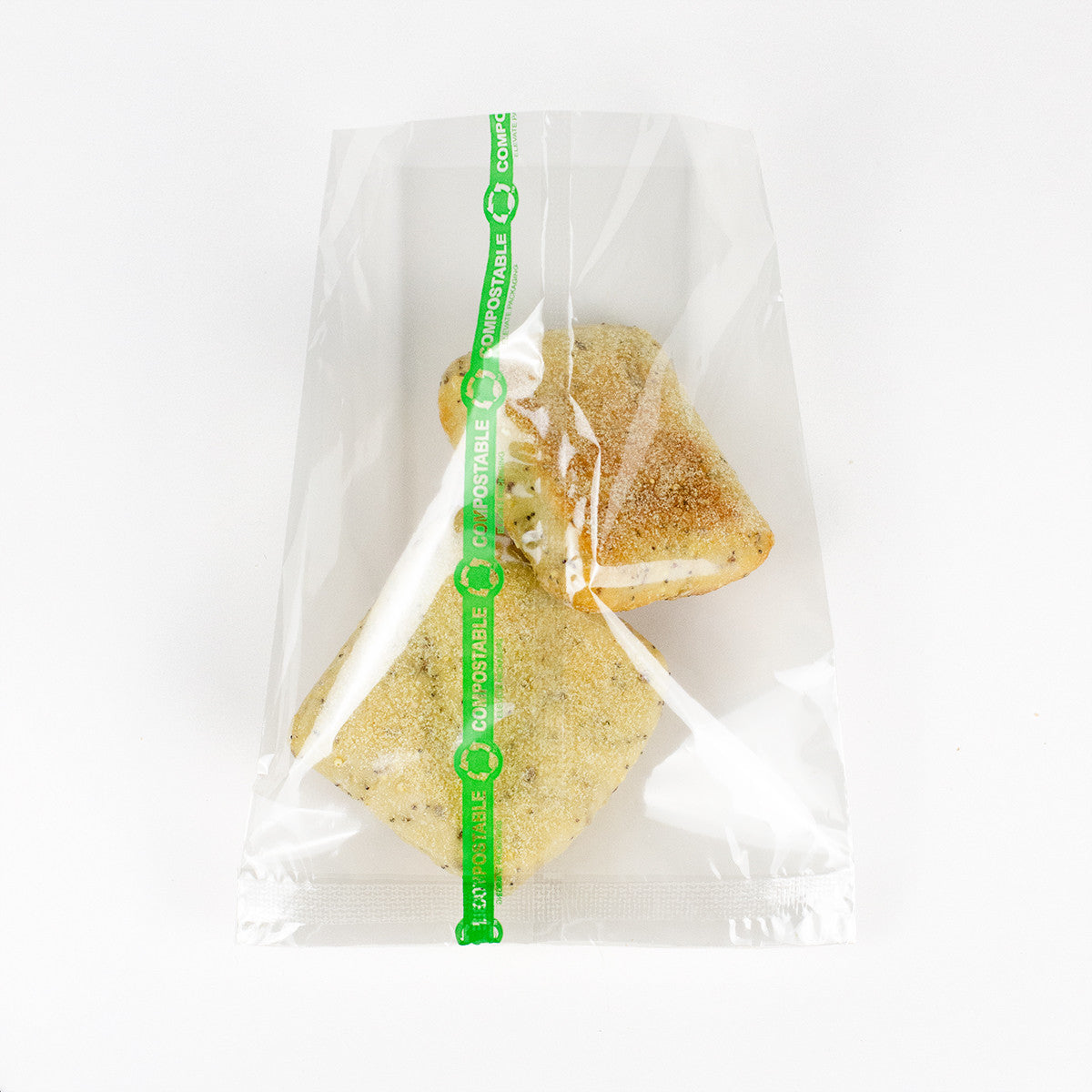 6.75" x 9" Compostable Cellophane Bags | Clear
