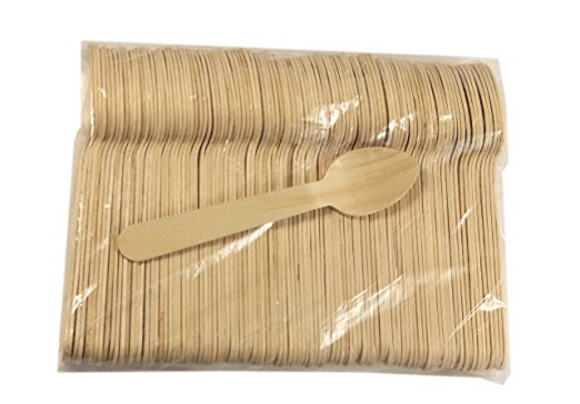 6" Wooden Cutlery Spoon | Home Compostable