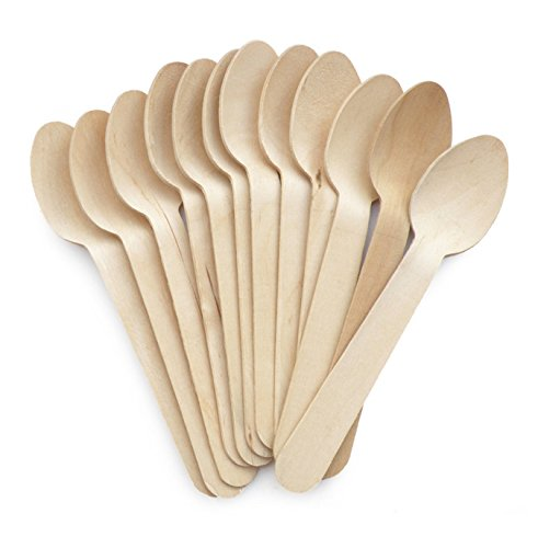 6" Wooden Cutlery Spoon | Home Compostable