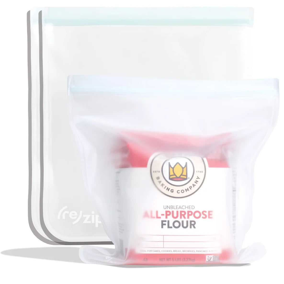 Reusable Flat Gallon Storage Bags | Set of 3