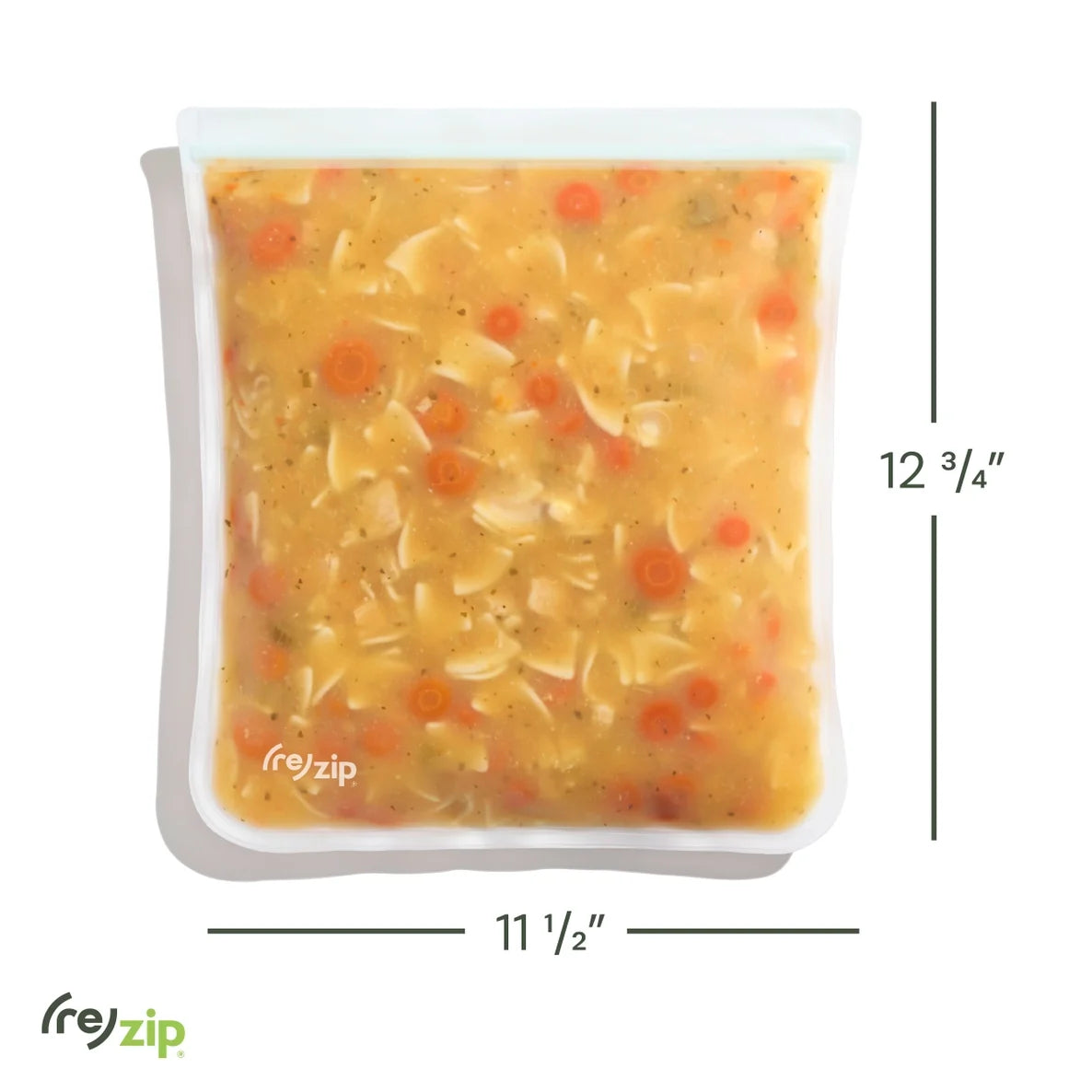 Reusable Flat Gallon Storage Bags | Set of 3