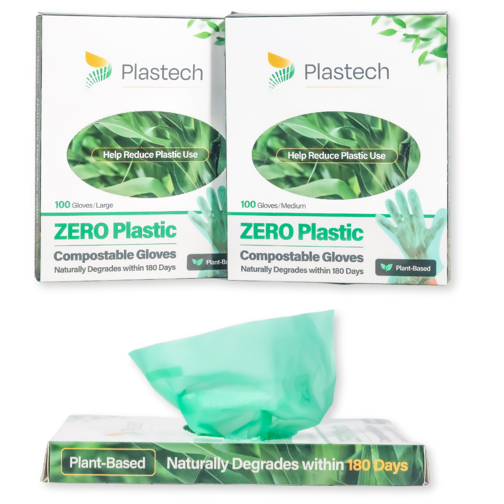Plastech® Compostable Food Service Gloves