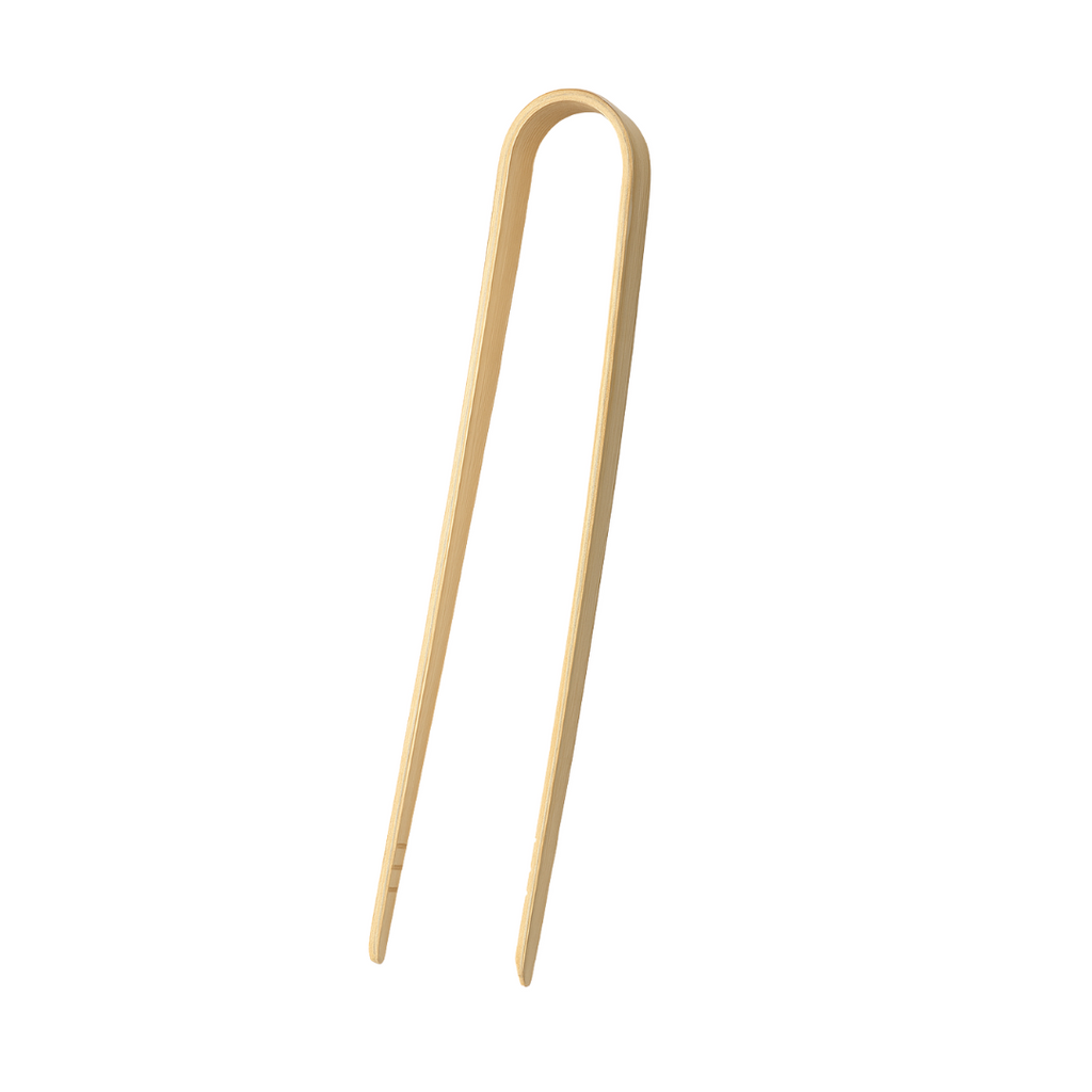 6.5" Wooden Tong | Bamboo | Compostable