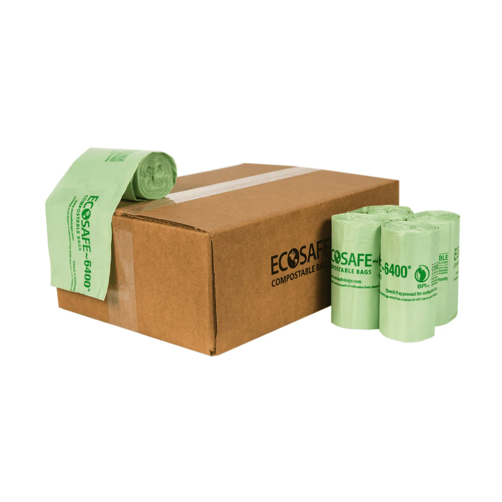7 gal Certified Compostable Trash Bags | 18.25"x25"