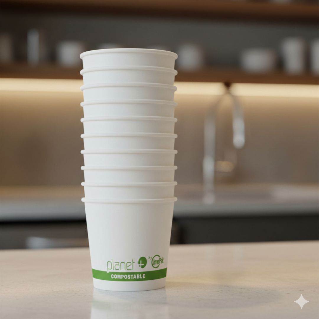 4 oz Compostable Hot Cup | PLA Lined SFI® Paper