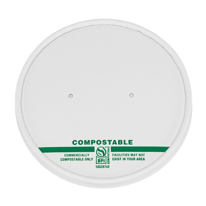 Paper Lid for 12-32 oz Paper Food Container
