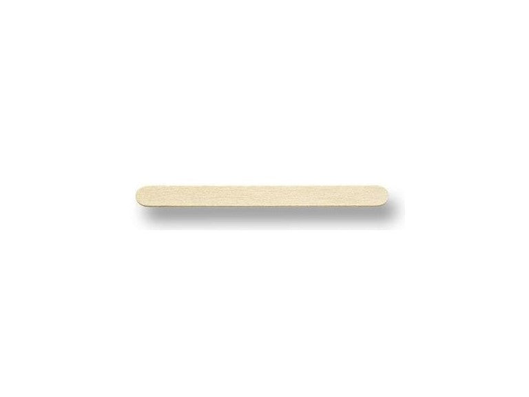 4.5" x 3/8" x 1/12" Wooden Flat Stick | Home Compostable