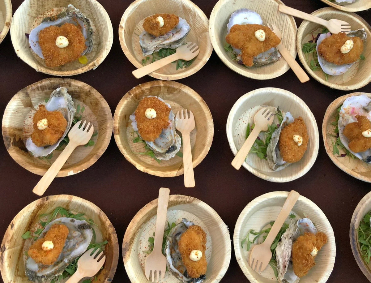 4" Wooden Tasting Spork | Compostable