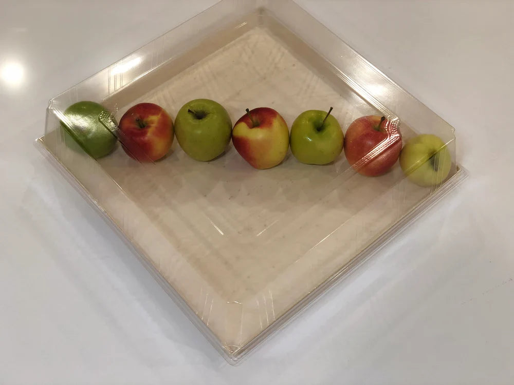 16" X 16" Clear Lid | Recyclable RPET Lid