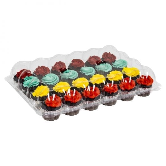 24 Count Cupcake Container | Clear PET