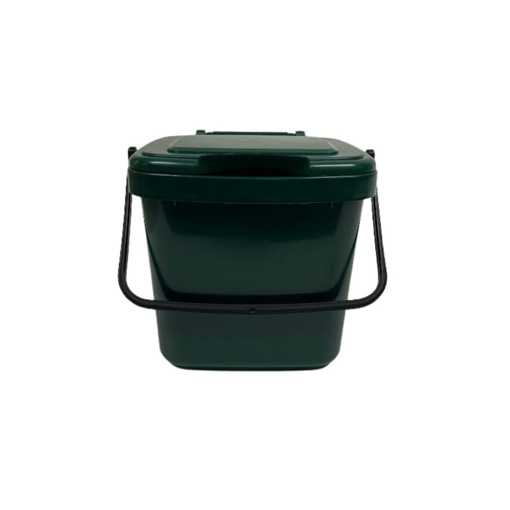 Compost Caddy Bin w/Compostable Trash Bags Set | Includes Bin & 2 Rolls of 2.5 gal Bags
