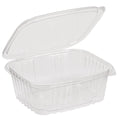 32 oz Rectangular Container | Clear RPET | Hinged Lid