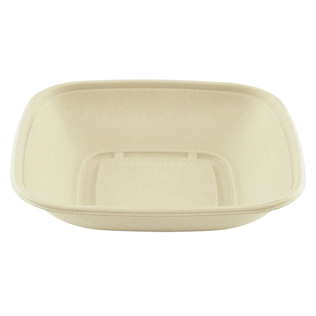 32 oz Square Bowl | Natural Fiber | Karat Earth®