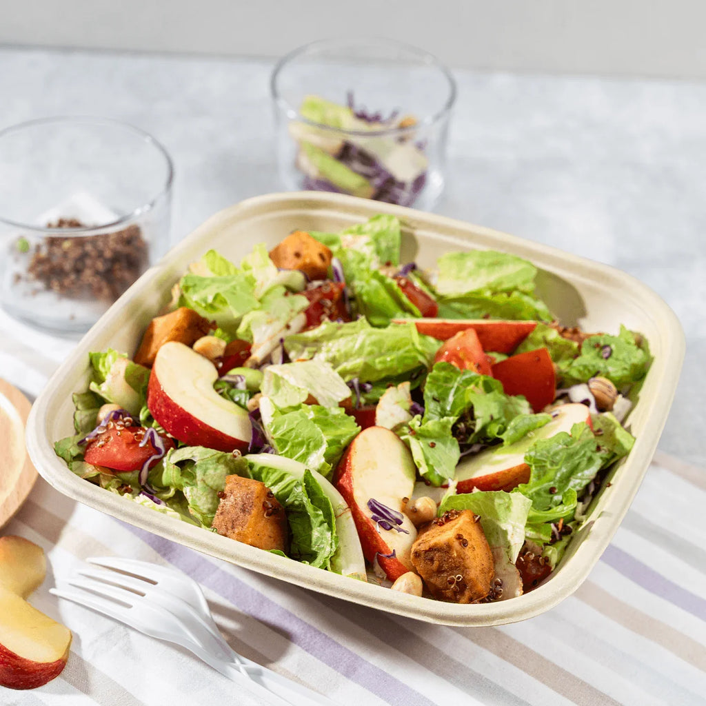 32 oz Square Bowl | Natural Fiber | Karat Earth®