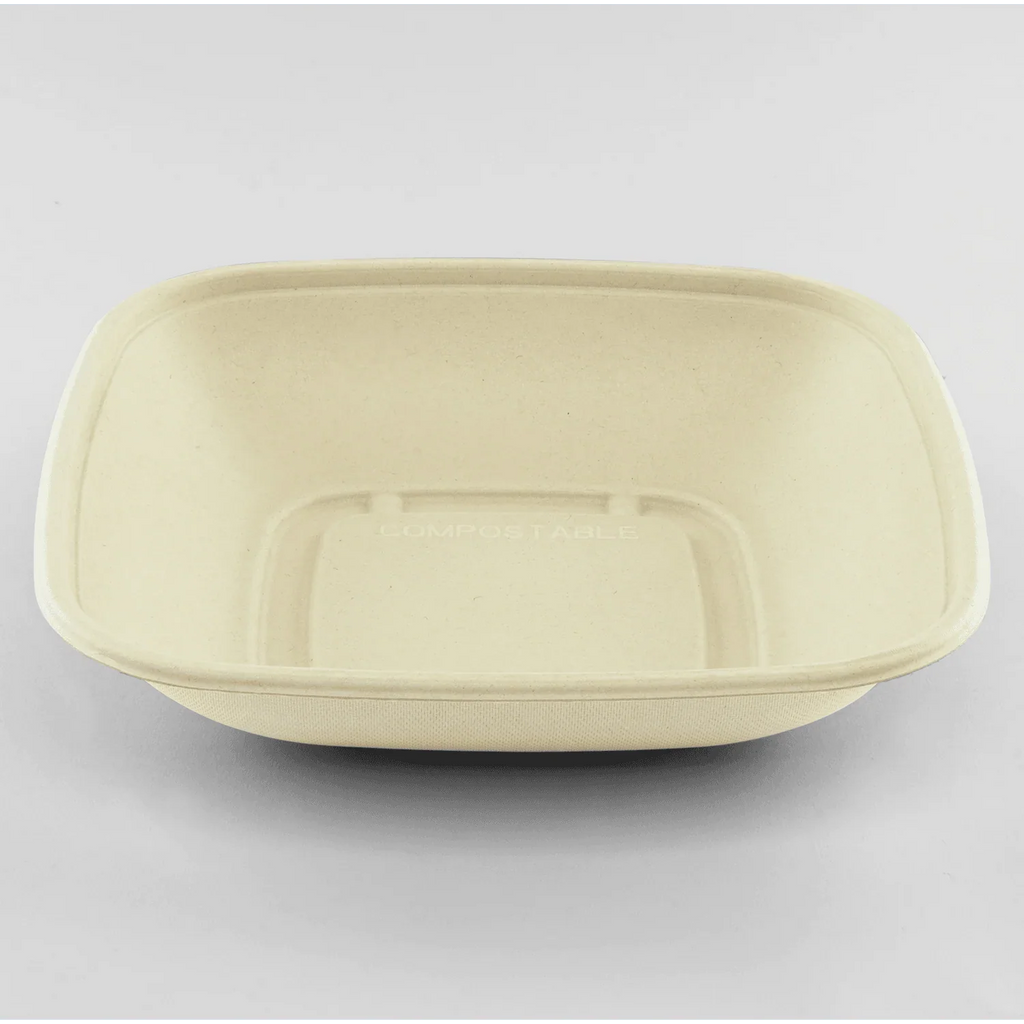 32 oz Square Bowl | Natural Fiber | Karat Earth®