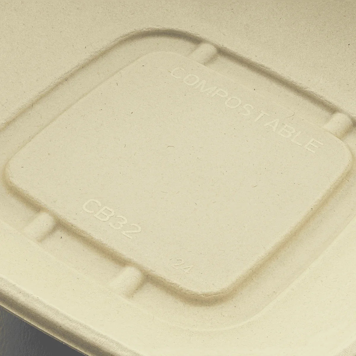 32 oz Square Bowl | Natural Fiber | Karat Earth®