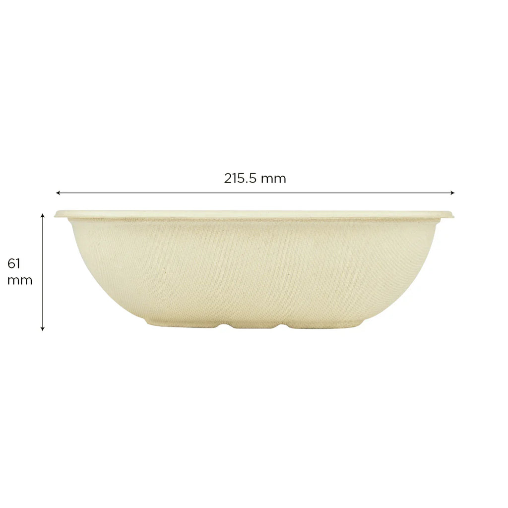 48 oz Square Bowl | Natural Fiber | Karat Earth®
