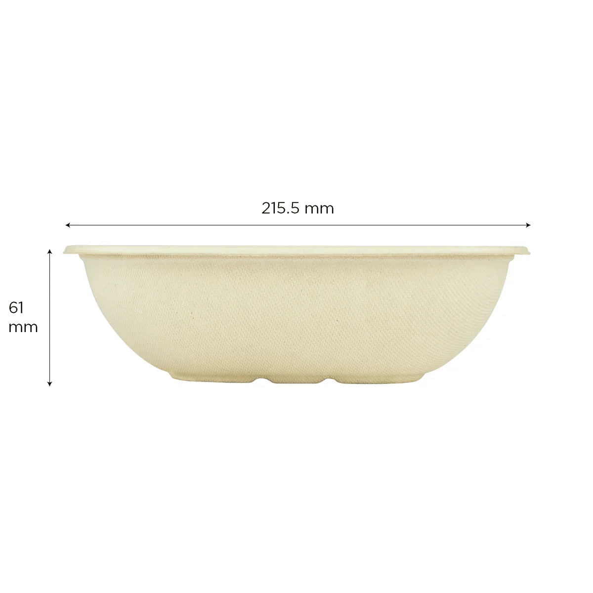 48 oz Square Bowl | Natural Fiber | Karat Earth®