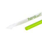 8.75" PLA Drinking Straws | Wrapped | Giant | Green