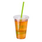 8.75" PLA Drinking Straws | Wrapped | Giant | Green