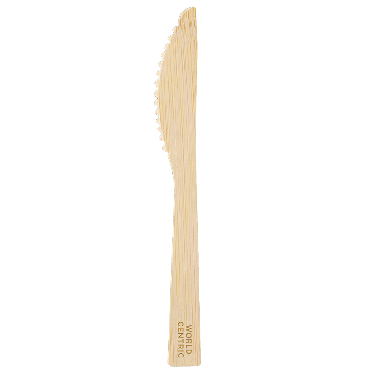 6.7" Bamboo Knife | Individually Wrapped | Compostable | World Centric®