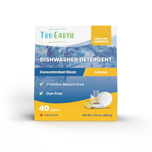 Tru Earth® Dishwasher Tablets | Lemon | 40 Tabs/Loads