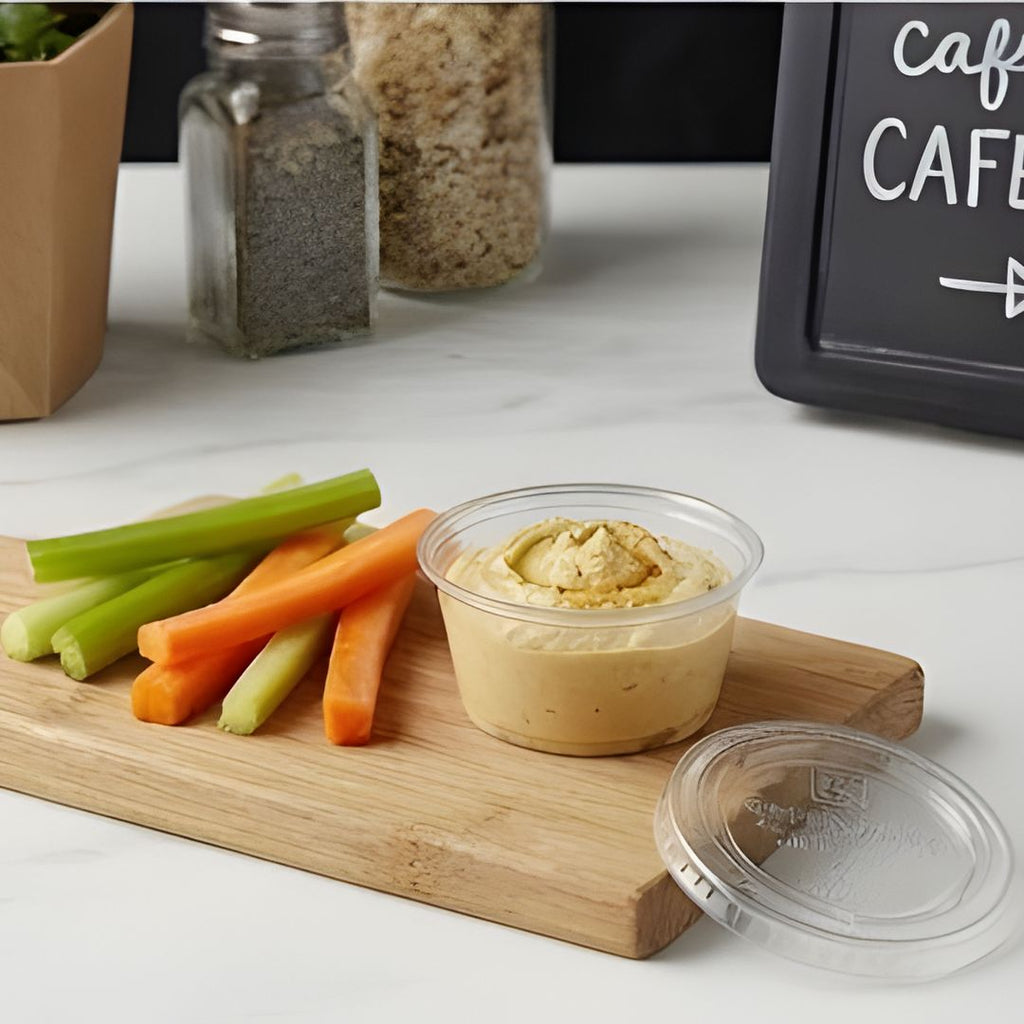 Lid for 2 oz Portion Cup | PLA | Made in USA