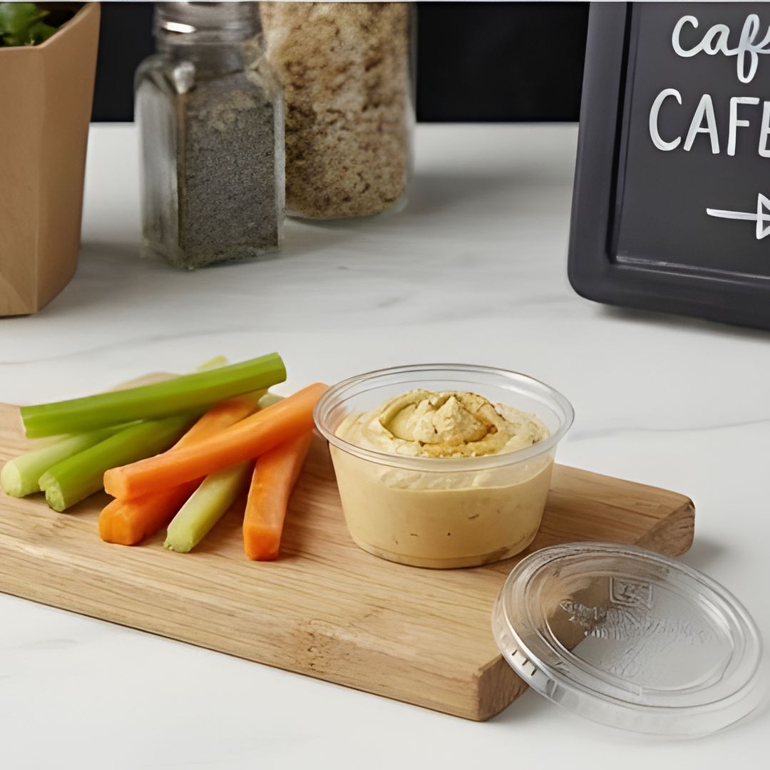 Lid for 2 oz Portion Cup | PLA | Made in USA