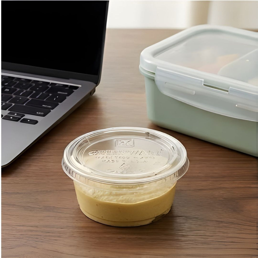 Lid for 3-4 oz Portion Cup | PLA | Made in USA
