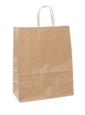 10.2" x 5.1" x 12.8" Kraft Paper Shopping Bags w/ Handles | Missy