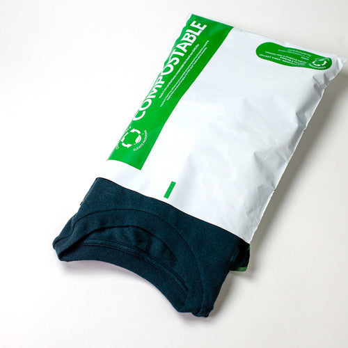 12" x 15.5" Mailer Pouches | White | Compostable