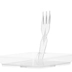 4" Mini Fork | Clear PLA | Compostable