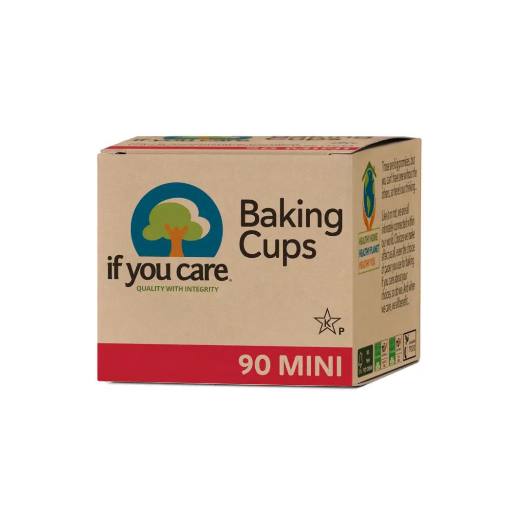 Mini Baking Cups | 90 Count | Compostable