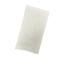 Folded white napkin on a white background