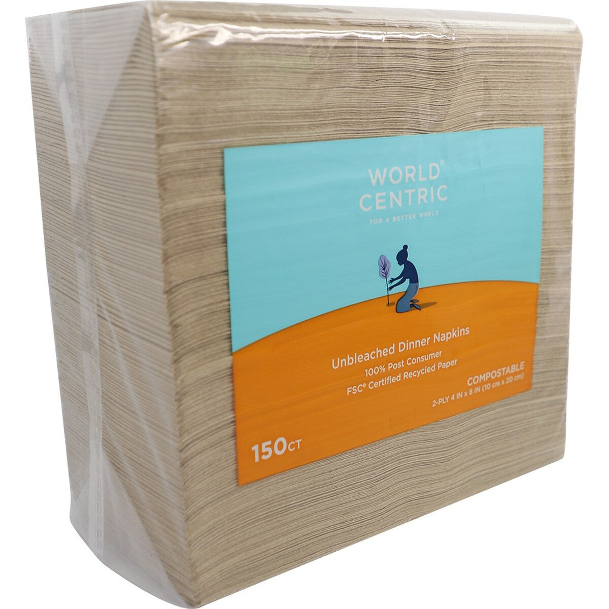Dinner Napkins 15" x 16" | Home Compostable