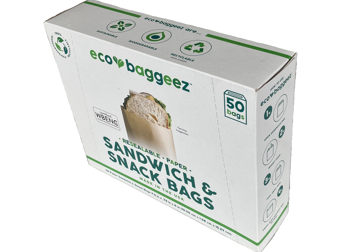 Compostable Resealable Sandwich Bags | Original | Made in USA
