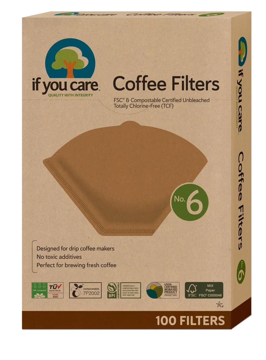 No. 6 Coffee Filters | Home Compostable