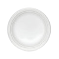 White fiber plate on a white background